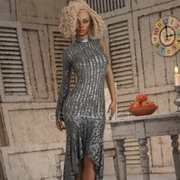 VERSUS – Sardonic dForce dress for G8F