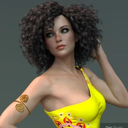 X-Fashion Mandala Swimsuit for Genesis 8 Female(s)