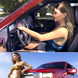 Z Pickup Truck Poses for Genesis 8 and 8.1