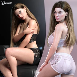 Z Pose Correction Morphs and Poses for Genesis 8 and 8.1 Female