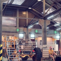 AER Mecha and Robot Modular Repair Bay