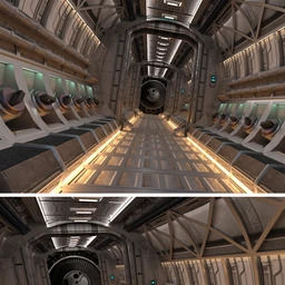 Alien Ship Hallway