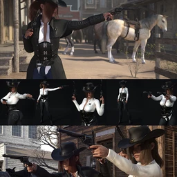 Bang Bang Poses for Genesis 8 Females