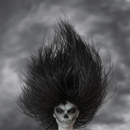 Banshee Hair with dForce for Genesis 8 and 8.1 Females