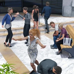 Between Meetings Poses for Genesis 8