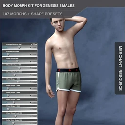 Body Morph Kit for Genesis 8 Male