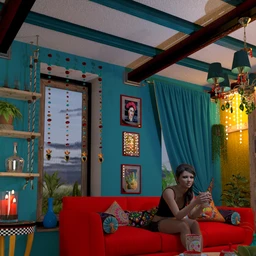 Boho Cottage Living Room