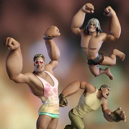 Capsces Tough and Toony Poses for Toon Dwayne 8