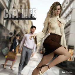 City Life Outfit for Genesis 8 and 8.1 Females