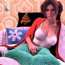 Cuddly Pillows And dForce Blanket – Props And Poses For Genesis 8