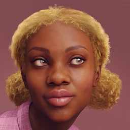 Curly Buns for Genesis 8 Females