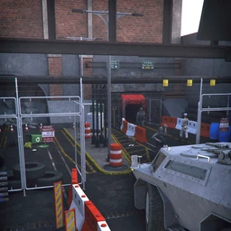 Damaged Tunnel Entrance