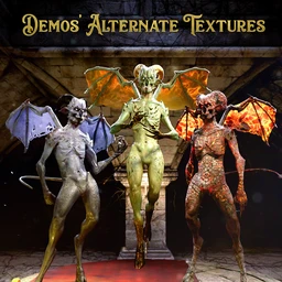 Demos Alternate Textures for Genesis 8 Males