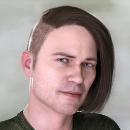 Derrik Hair for Genesis 8 Males