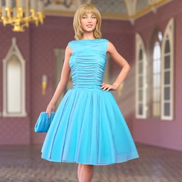 dForce 50s Prom Dress for Genesis 8 and 8.1 Females
