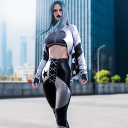 dForce BatWing Style Outfit For Genesis 8 and 8.1 Females