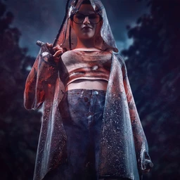 dForce Bloody Rain Outfit For Genesis 8 and 8.1 Females