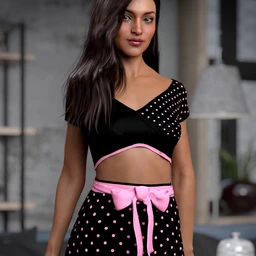 dForce Exes and Bows Outfit for Genesis 8 Female(s)