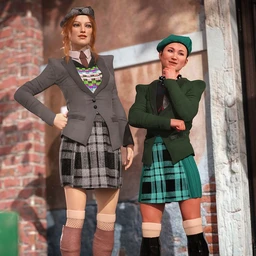 dForce Fashion Cadet Outfit Textures