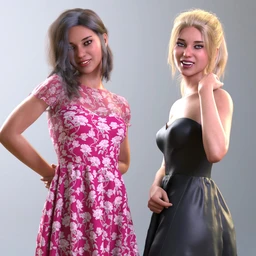 dForce Malka Dress for Genesis 8 and 8.1 Females