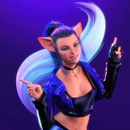 dForce Music Queen Outfit for Genesis 8 and 8.1 Females