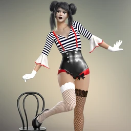 dForce Party Girl Outfit for Genesis 8 and 8.1 Females