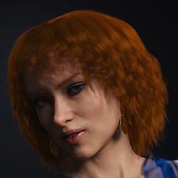 dForce Paulinha Hair for Genesis 8 Female(s)