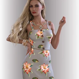 dForce Reina Outfit for Genesis 8.1 Females