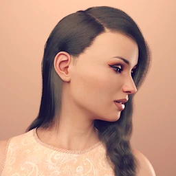 dForce Rozarie Hair for Genesis 8 & 3 Female(s)