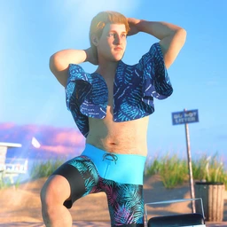 dForce Swim Gear for Genesis 8.1 Males
