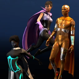 dForce SY Capes II for Genesis 8