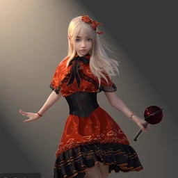 dForce SYee Cute Princess Dress for Genesis 8 Females