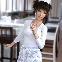 dForce Wrap Skirt Outfit for Genesis8 Female(s)