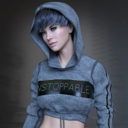 dForce X-Fashion Urban Outfit for Genesis 8 and 8.1 Females