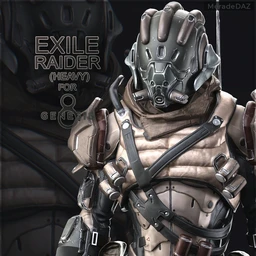 Exile Raider (Heavy) For Genesis 8 and 8.1 Male
