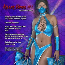 Exnem Killer Dames 1 Outfit for G8 Female