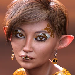 Extreme Closeup Flutterby Geoshell Makeups and Lashes for Genesis 8 Female(s)