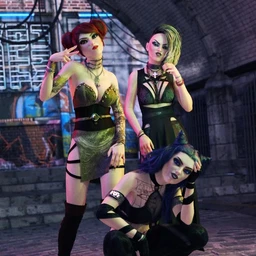 FF’s Bad Girls Poses for Maeve and Genesis 8 Female