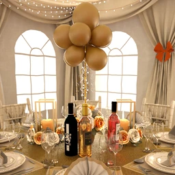 Floral Dining Texture Add-On