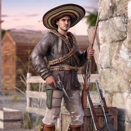 Guerrillero Outfit for Genesis 8 and 8.1 Males