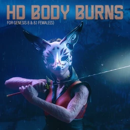 HD Body Burns for Genesis 8 and 8.1 Females