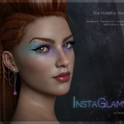 INSTAGLAM’R IRAY Magic MakeUp Genesis 8, 8.1 & 3