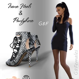 Irene Heels and Pantyhose G8F