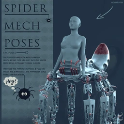 Itsy Bitsy Poses for the Spider Mech