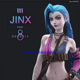Jinx for Genesis 8 and 8.1 Female