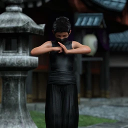 Little Ninja Poses for Kayden HD 8.1