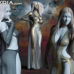 Lydia Gown for Genesis 8 and 8.1 Females