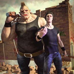 M3D Tough Guy Outfit for Genesis 8.1 Males