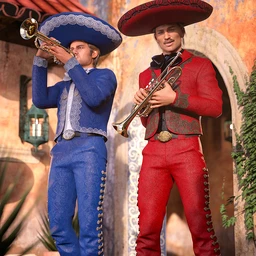 Mariachi Male Outfit Textures