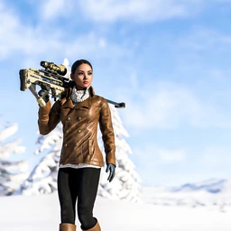 MKS Tactical Sniper Rifle Poses for Genesis 8 and 8.1